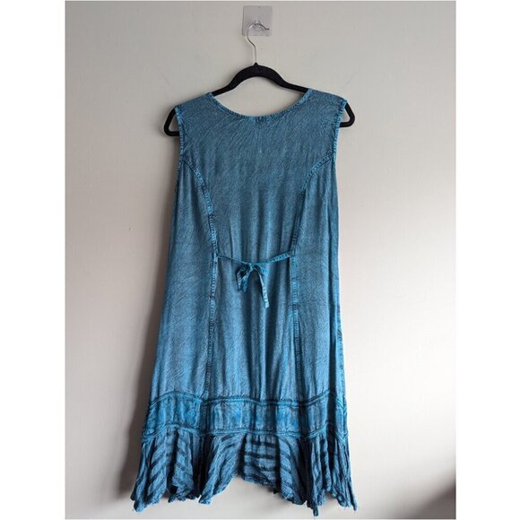 Papa Stonewashed sleeveless Dress - Picture 2 of 6